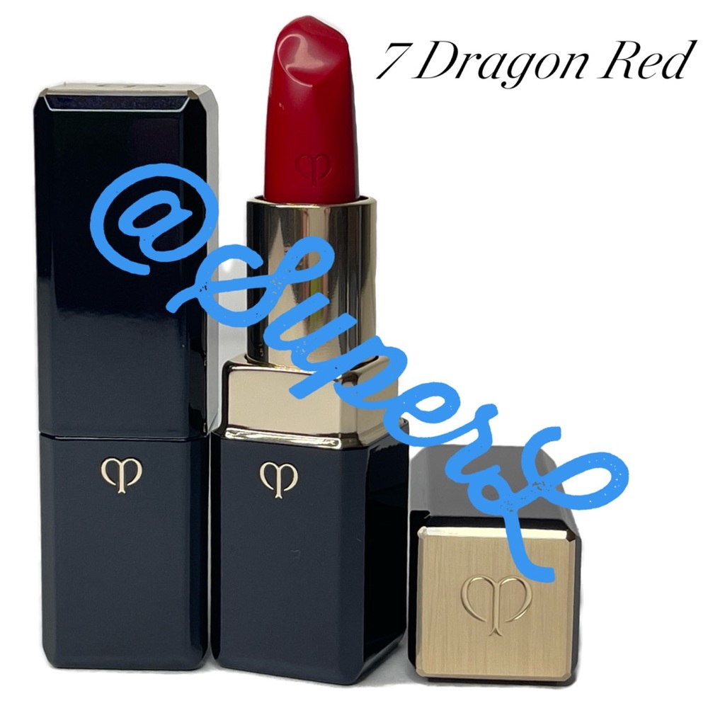 NEW CDP Cle de peau lipstick Dragon Red lip semi matte